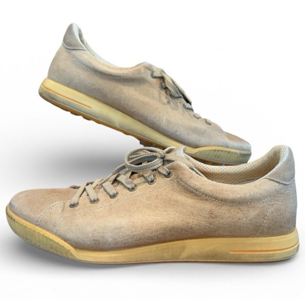 Ecco Street Evo Spikeless Golf Shoes Camel Waterproof Leather Mens 47 Us 13/13.5